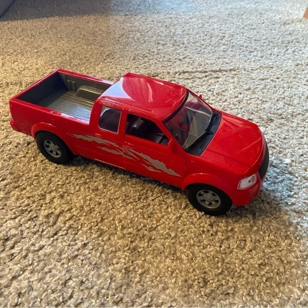 Ford F-150 Pickup Truck Toy Kids Red Double Cab